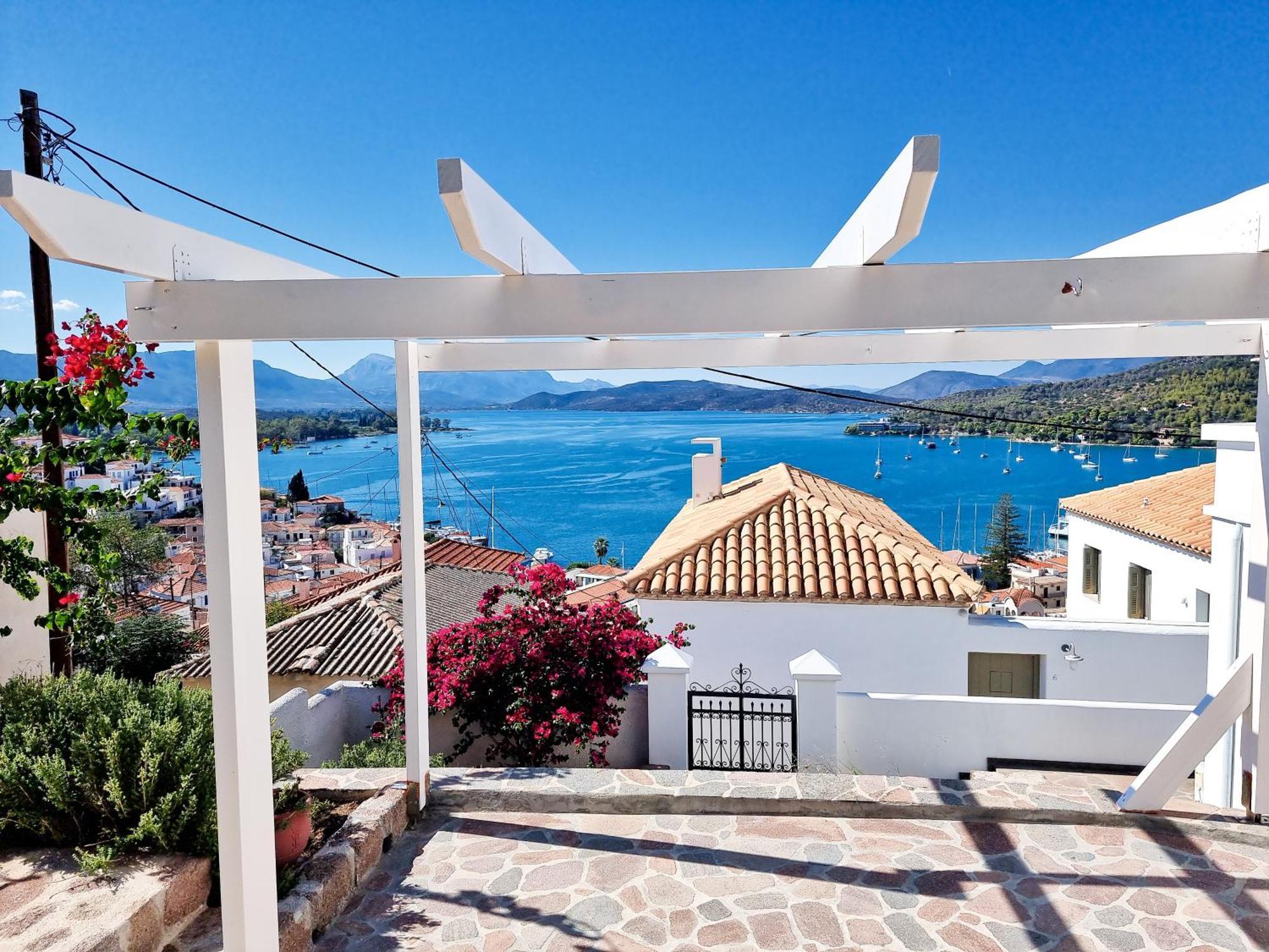 Panoramic View Apartment Poros Town Eksteriør bilde